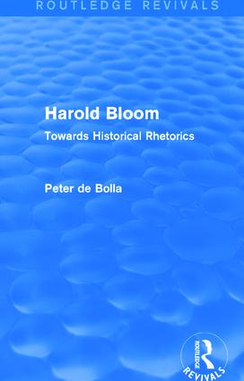 Harold Bloom (Routledge Revivals)