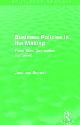 Business Policies in the Making (Routledge Revivals)