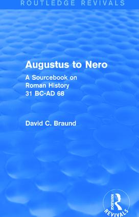 Augustus to Nero (Routledge Revivals)