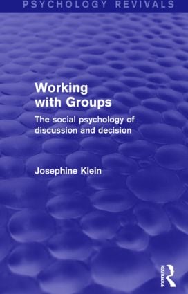 Working with Groups (Psychology Revivals)