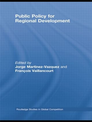Public Policy for Regional Development