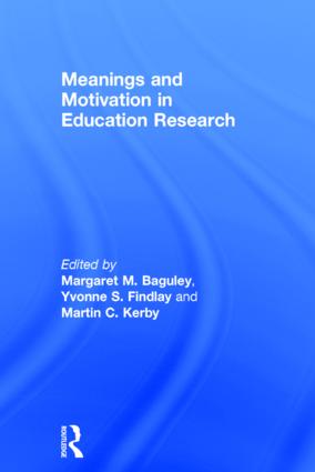 Meanings and Motivation in Education Research