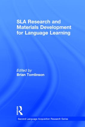 SLA Research and Materials Development for Language Learning