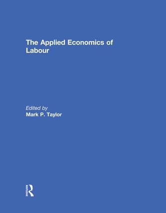 Applied Economics of Labour