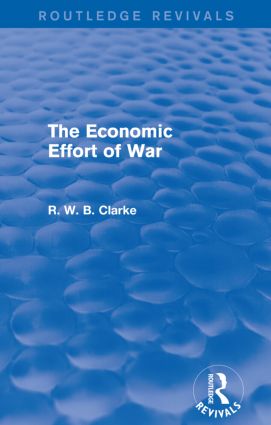 Economic Effort of War (Routledge Revivals)