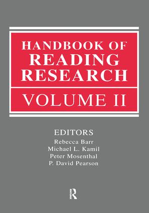 Handbook of Reading Research, Volume II