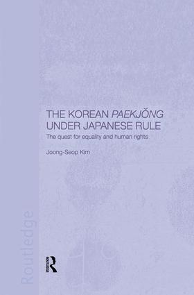 Korean Paekjong Under Japanese Rule