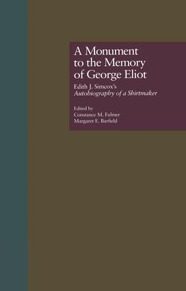 Monument to the Memory of George Eliot
