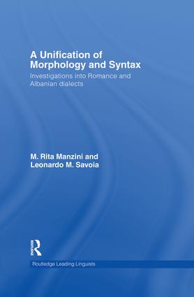 Unification of Morphology and Syntax