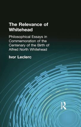 Relevance of Whitehead