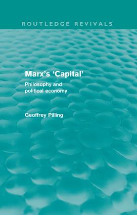 Marx's 'Capital' (Routledge Revivals)