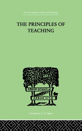 Principles of Teaching