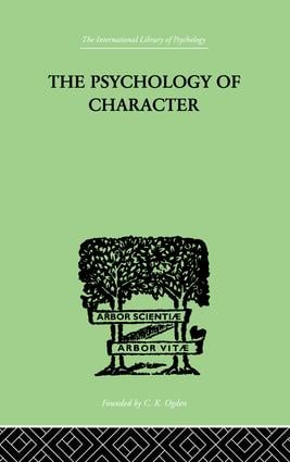Psychology Of Character