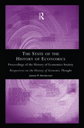 State of the History of Economics