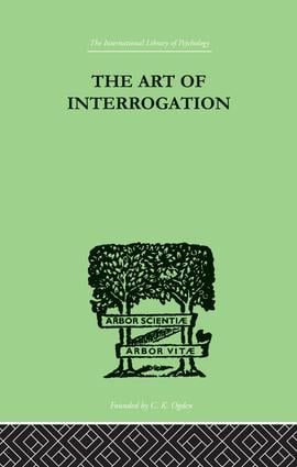 Art Of Interrogation