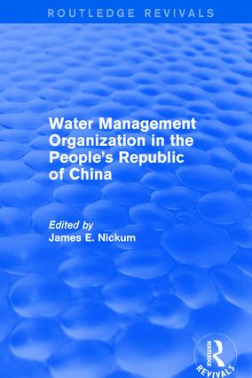 Revival: Water Management Organization in the People's Republic of China (1982)