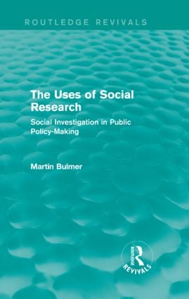 Uses of Social Research (Routledge Revivals)