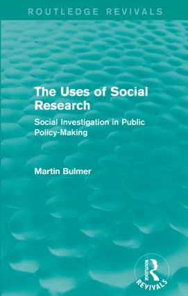 Uses of Social Research (Routledge Revivals)