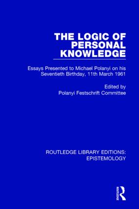 Logic of Personal Knowledge