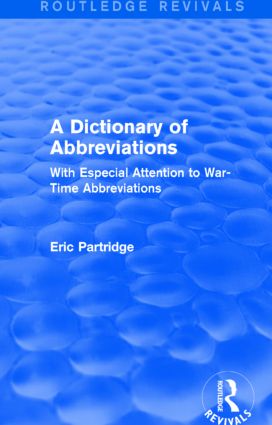 Dictionary of Abbreviations