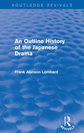 Outline History of the Japanese Drama