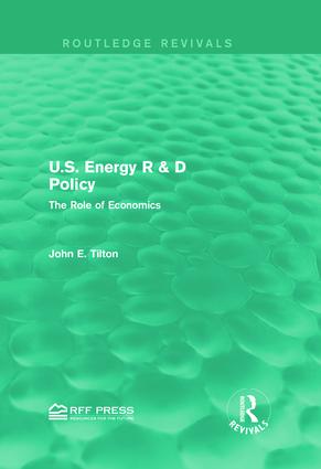U.S. Energy R & D Policy