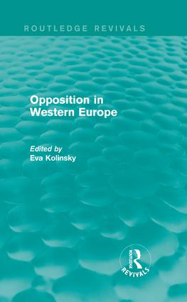Opposition in Western Europe