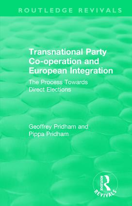 Transnational Party Co-operation and European Integration