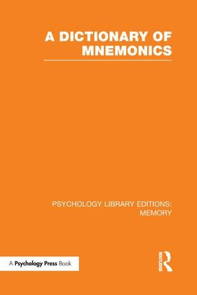Dictionary of Mnemonics (PLE: Memory)