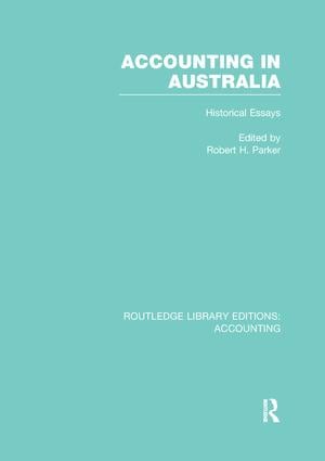 Accounting in Australia (RLE Accounting)