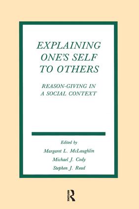 Explaining One's Self To Others