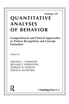 Computational and Clinical Approaches to Pattern Recognition and Concept Formation