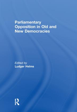 Parliamentary Opposition in Old and New Democracies