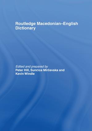Routledge Macedonian-English Dictionary
