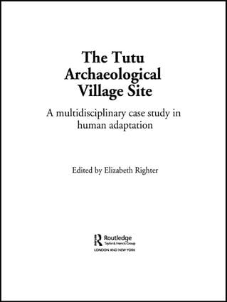 Tutu Archaeological Village Site