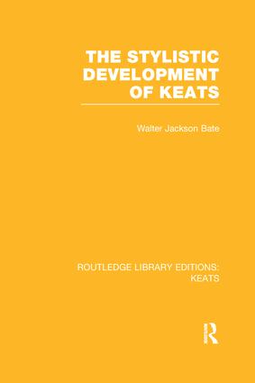 Stylistic Development of Keats