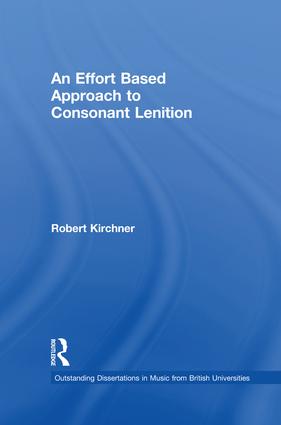 Effort Based Approach to Consonant Lenition