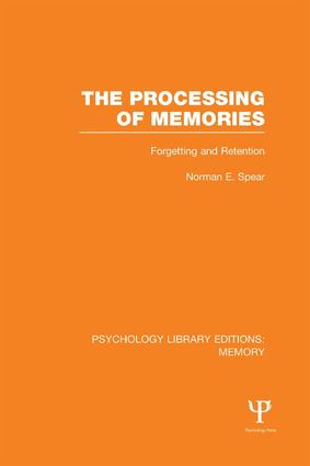 Processing of Memories (PLE: Memory)