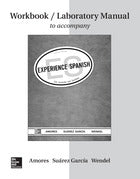Workbook/Lab Manual for Experience Spanish