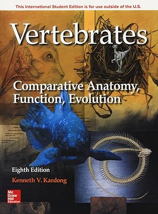 ISE Vertebrates: Comparative Anatomy, Function, Evolution