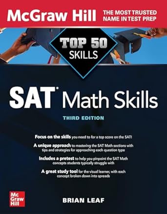 Top 50 SAT Math Skills, Third Edition