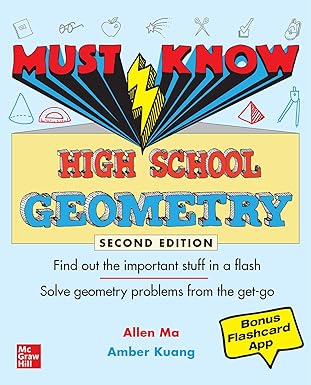Must Know High School Geometry, Second Edition
