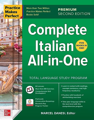 Practice Makes Perfect: Complete Italian All-in-One, Premium Second Edition