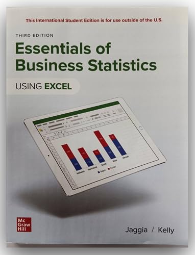 Essentials of Business Statistics ISE