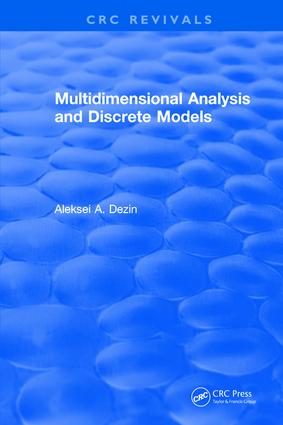 Multidimensional Analysis and Discrete Models
