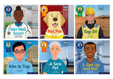 Hero Academy Non-fiction: Oxford Level 1/1+, Lilac-Pink Book Bands Class Pack