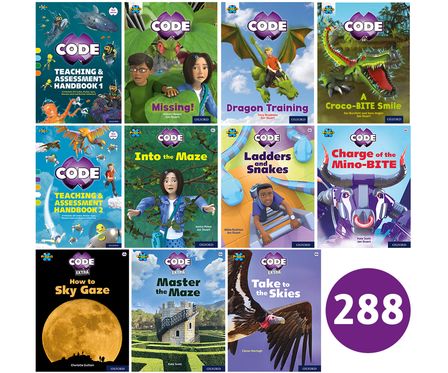 Project X CODE Yellow-Lime Book Bands Oxford Levels 3-11 Super Easy Buy Pack