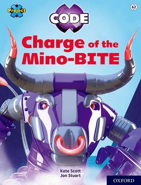 Project X CODE Lime Book Band Oxford Level 11 Maze Craze Charge of the Mino-BITE