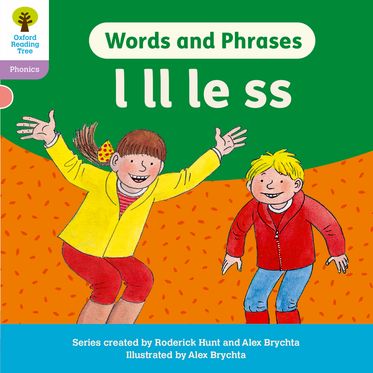 ORT Floppys Phonics Decoding Practice Oxford Level 1+ Words & Phrases l ll le ss