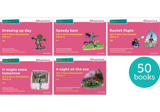 Read Write Inc. Phonics: Pink Set 3 More Storybooks Pack of 50